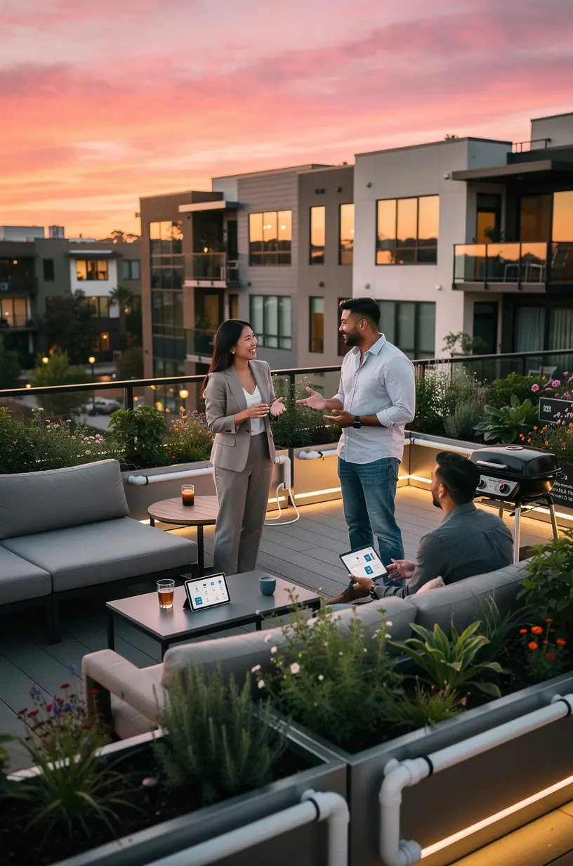 Technician installing high-speed internet infrastructure in a suburban area to improve connectivity.